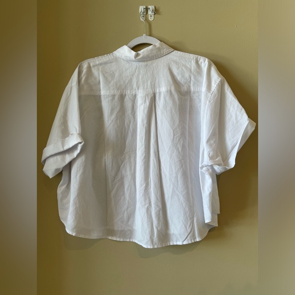 MADEWELL cuffed short sleeve button down - Picture 6 of 7